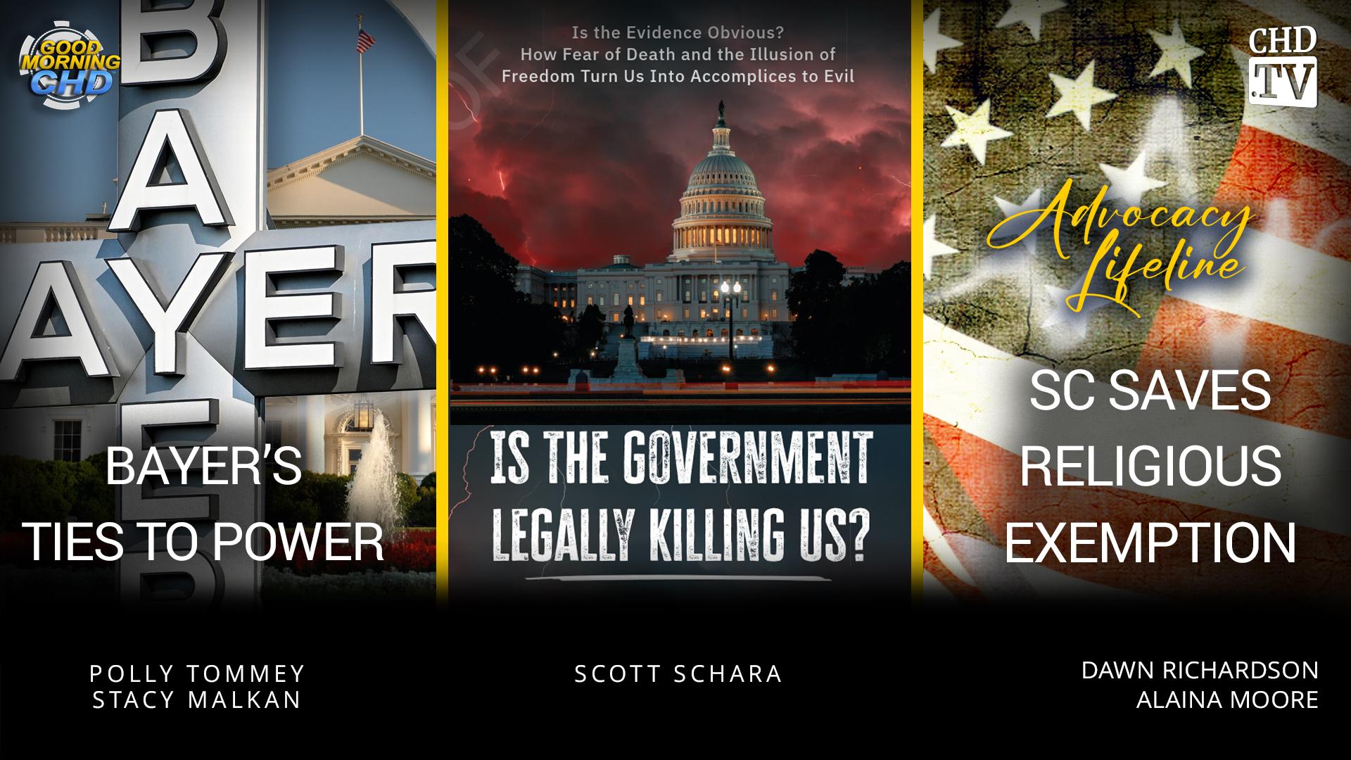 Bayer's Ties to Power + Is the Government Legally Killing Us? + Advocacy Lifeline