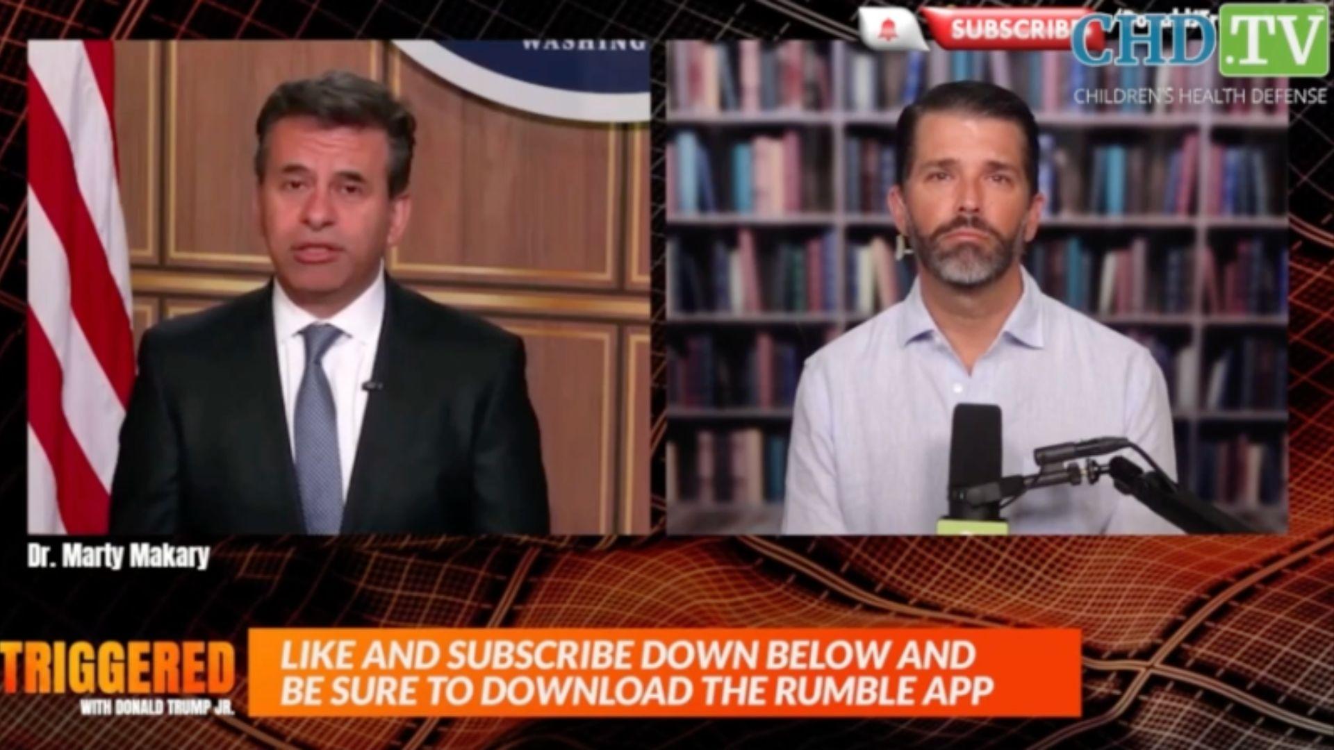 Trump Jr. Interviews Dr. Makary on FDA, Big Pharma & Costs